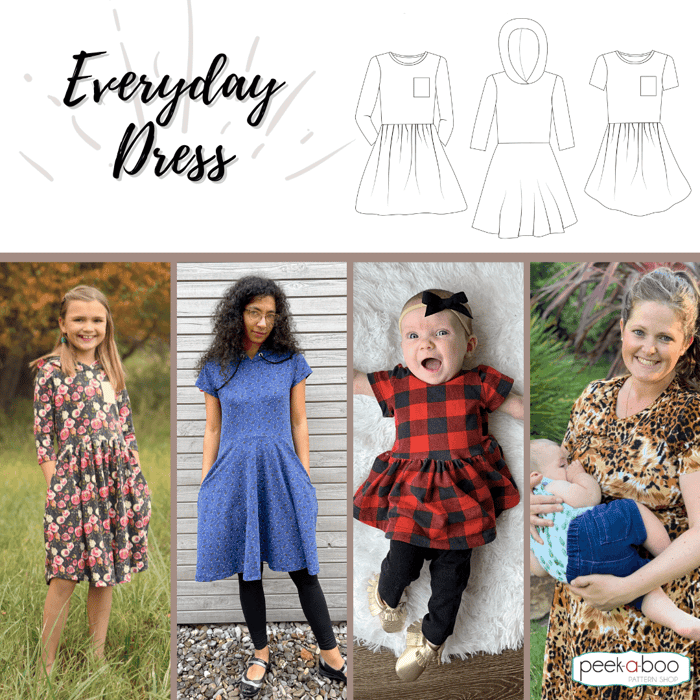 Everyday Girls Dress Patterns