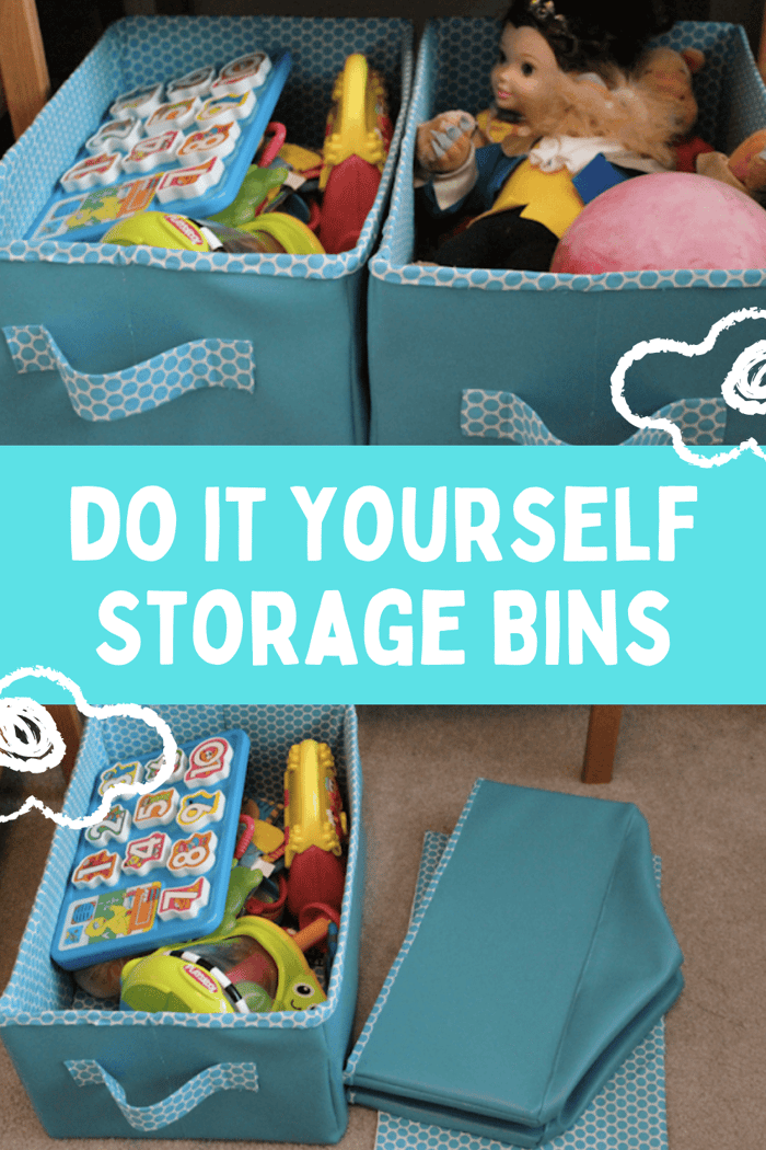 DIY Storage Bins | Free Collapsible Box Tutorial