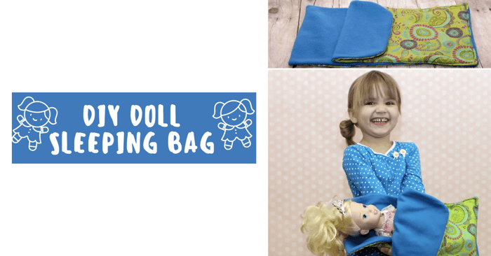 DIY Doll Sleeping Bag | Free Tutorial
