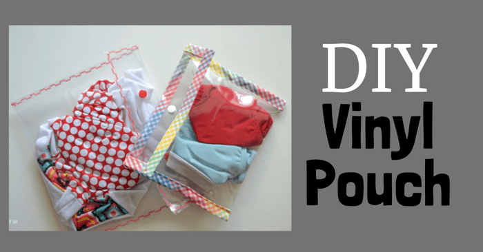 Clear Vinyl Beach & Pool DIY Vinyl Pouch