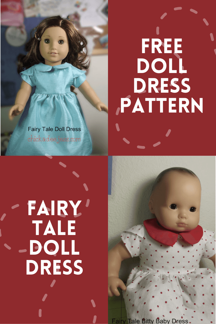 Free Doll Dress Pattern | Fairy Tale Doll Dress