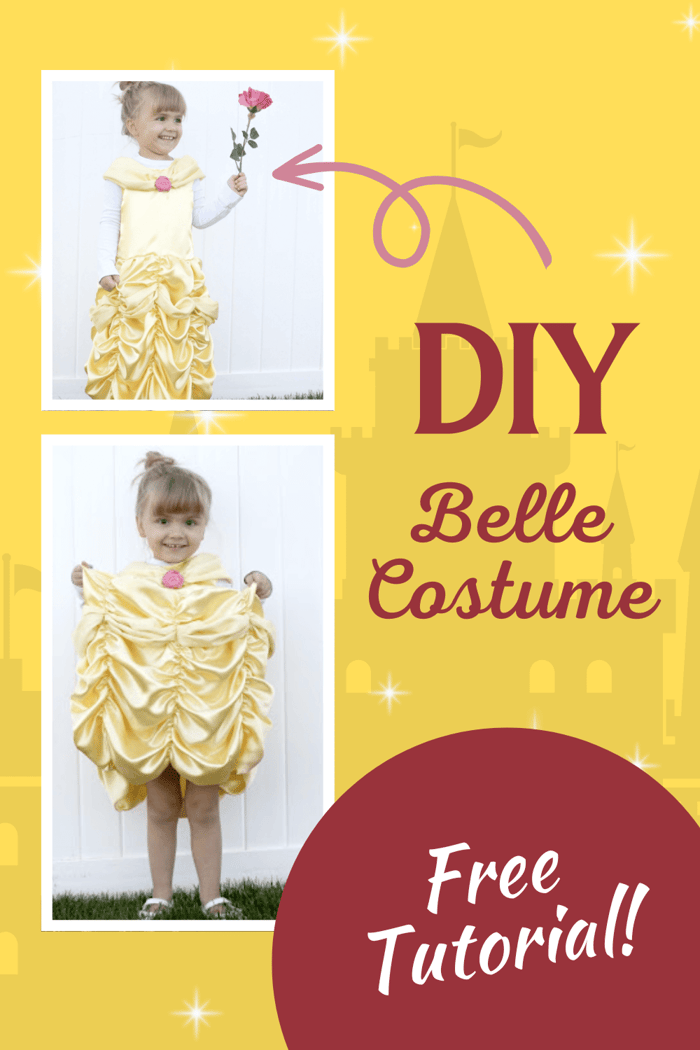 DIY Belle Costume Inspired by Beauty & The Beast