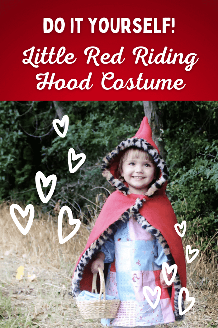 DIY Little Red Riding Hood Costume | Free Family Costume Tutorials