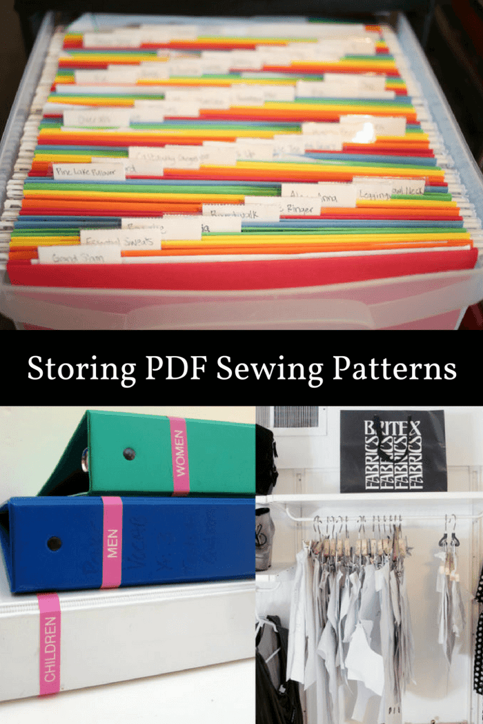 sewing pattern storage