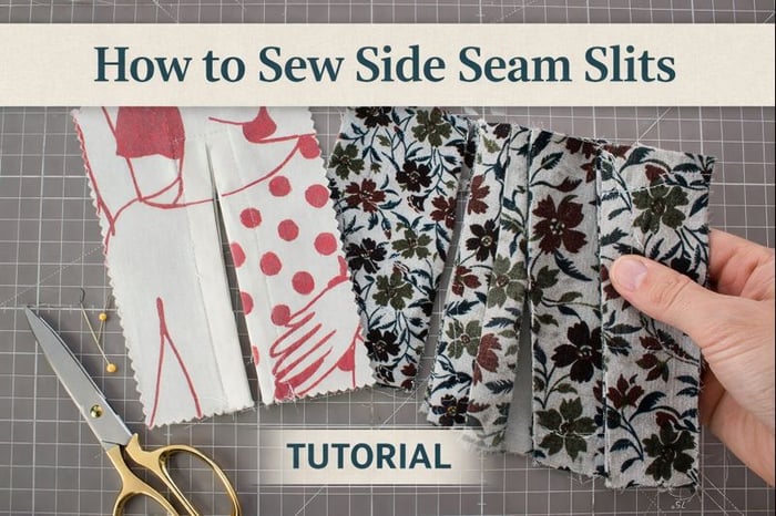 Sewing 101 - How to sew side seam slits