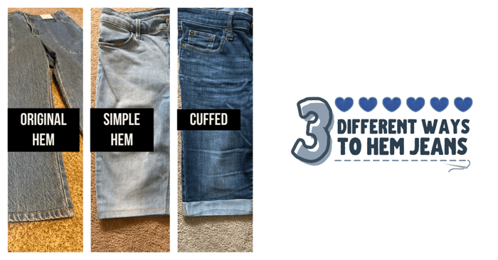 How to Hem Jeans: 3 Different Ways
