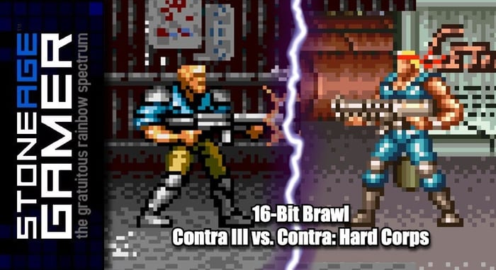 16-Bit Brawl - Contra III vs. Hard Corps
