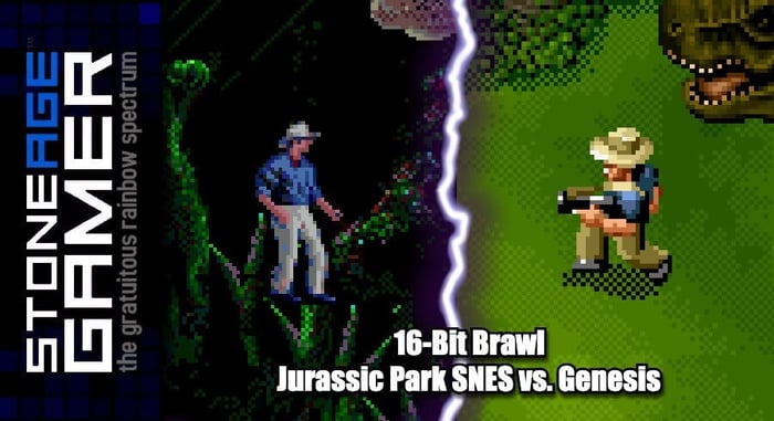 16-Bit Brawl: Jurassic Park Super NES vs. Genesis