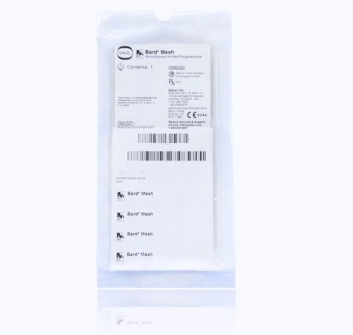 Bard polypropylene mesh