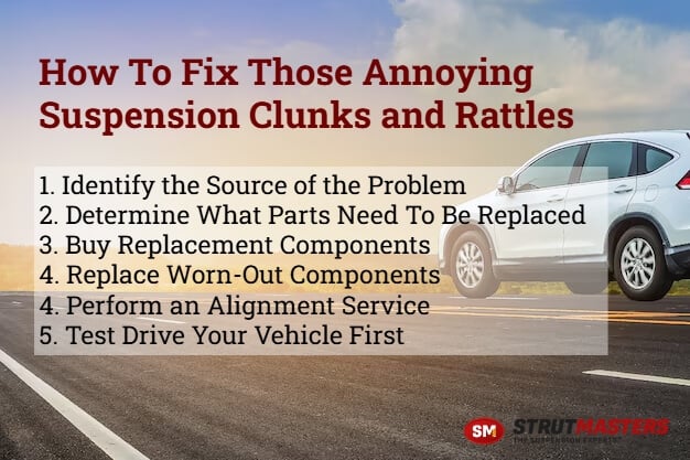 Fix Clunking Sound in Front of Vehicle