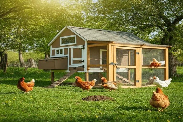 chicken poop