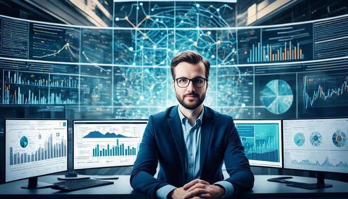 Expert en machine learning travaillant sur les data