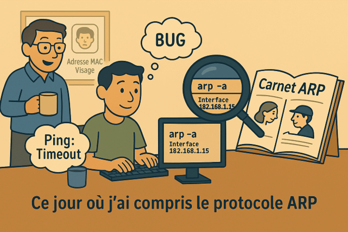 🚥 Ce jour où j’ai compris le fonctionnement du protocole ARP