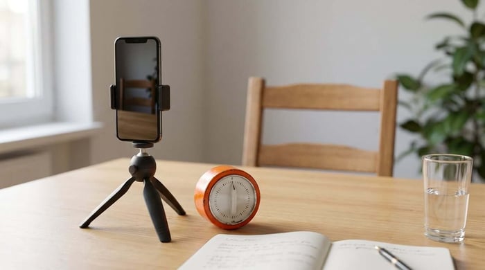 S'entraîner aux questions entretien technicien réseau : répondre à voix haute, chronométré, en se filmant au téléphone