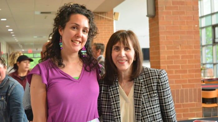 Dr. Shelley Wepner with doctoral student