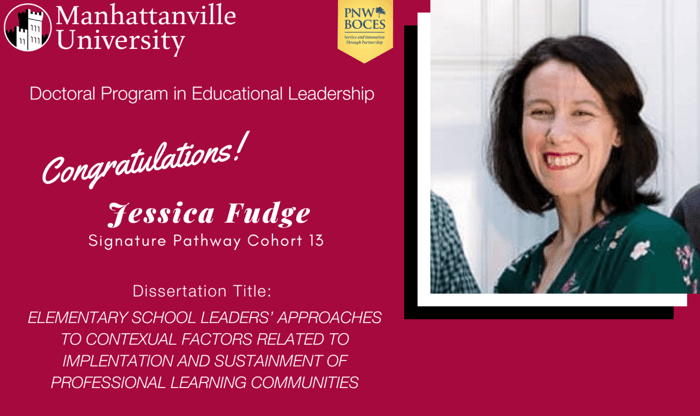 Successful Final Dissertation Defense - Congratulations to Jessica Fudge!