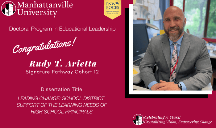 Successful Final Dissertation Defense - Congratulations to Rudy T. Arietta!