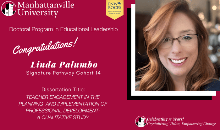 Successful Final Dissertation Defense - Congratulations to Linda Palumbo!