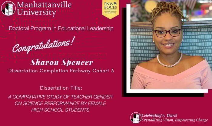 Successful Final Dissertation Defense - Congratulations to Sharon Spencer!