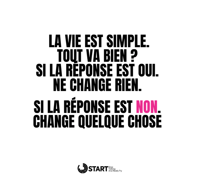 Un conseil si simple pour réussir votre année
