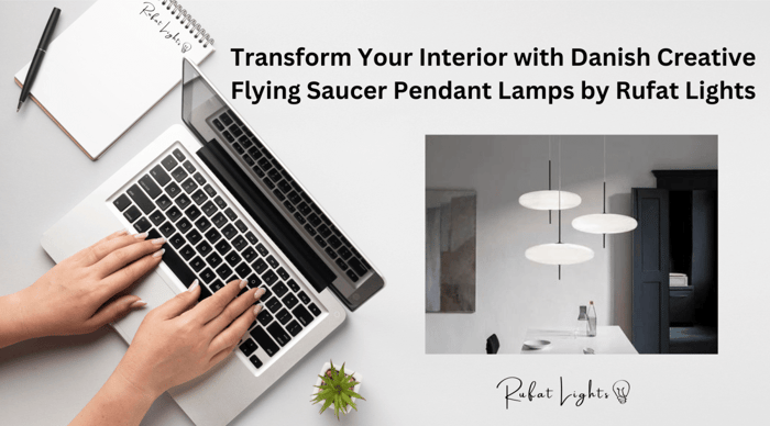 Transform Your Interior with Danish Creative Flying Saucer Pendant Lamps by Rufat Lights