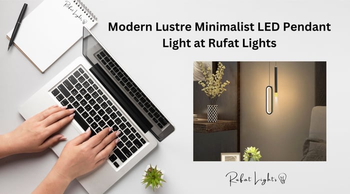 Modern Lustre Minimalist LED Pendant Light at Rufat Lights