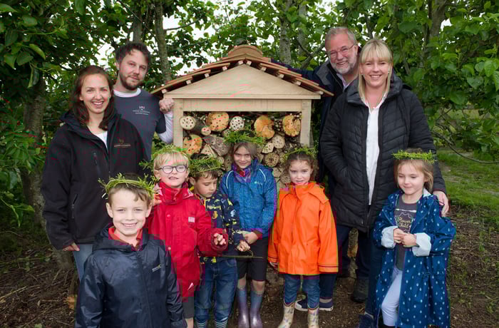 Making Bug Hotels with our Off-Cuts