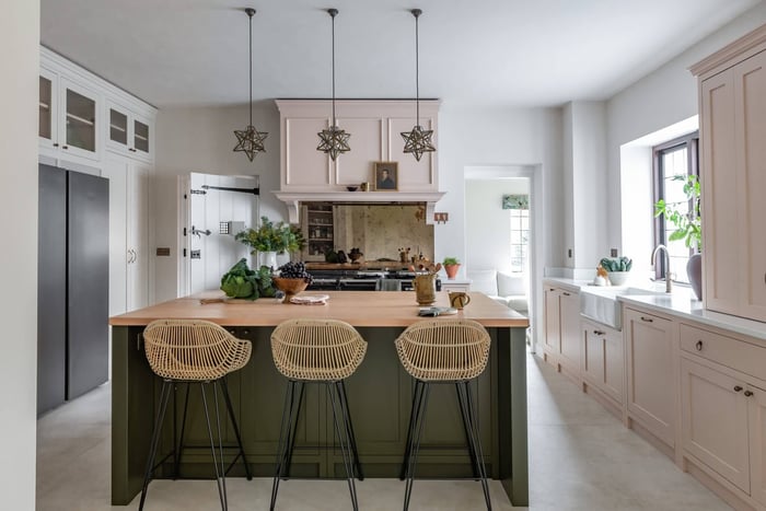 Green kitchens bespoke kitchen kitchen extension