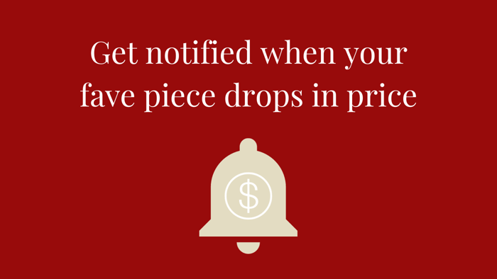 Get Notified When the Price Drops on Your Favorite Pottery