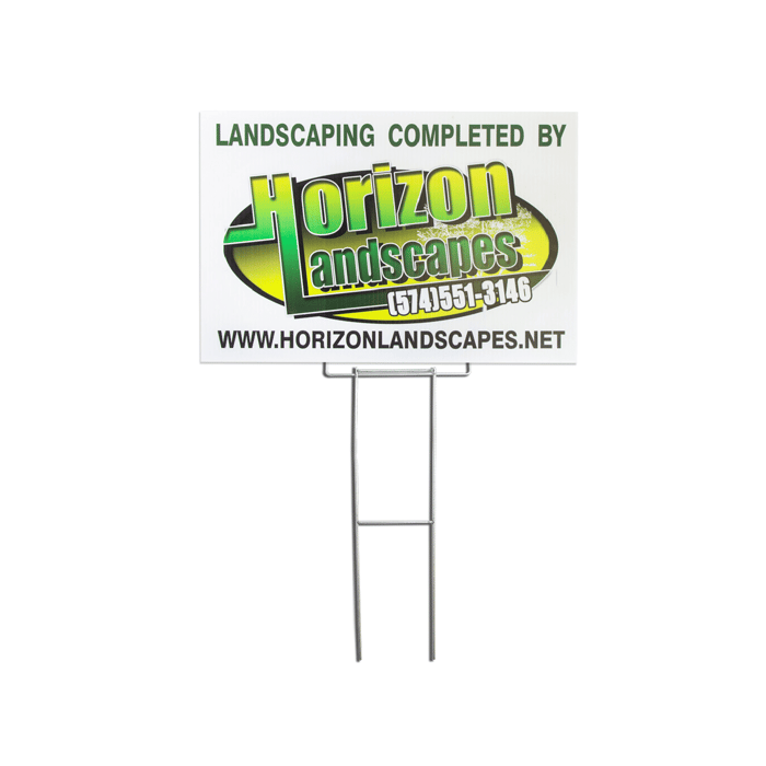 corrugated plastic sign