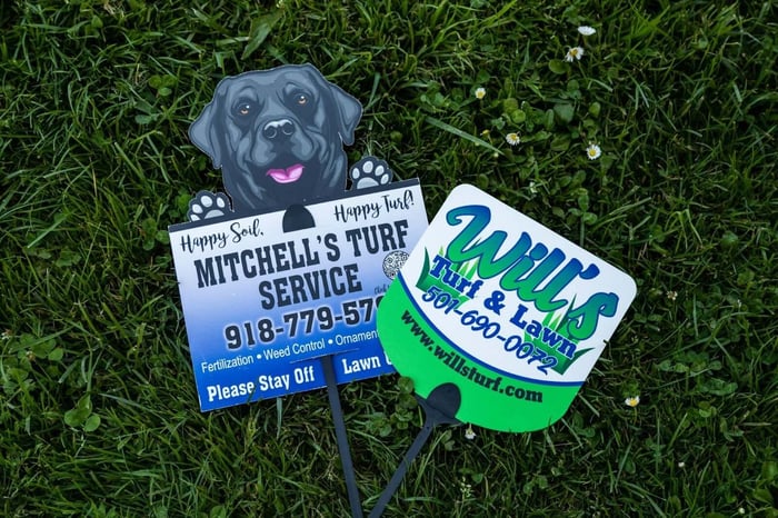 custom cut marking signs