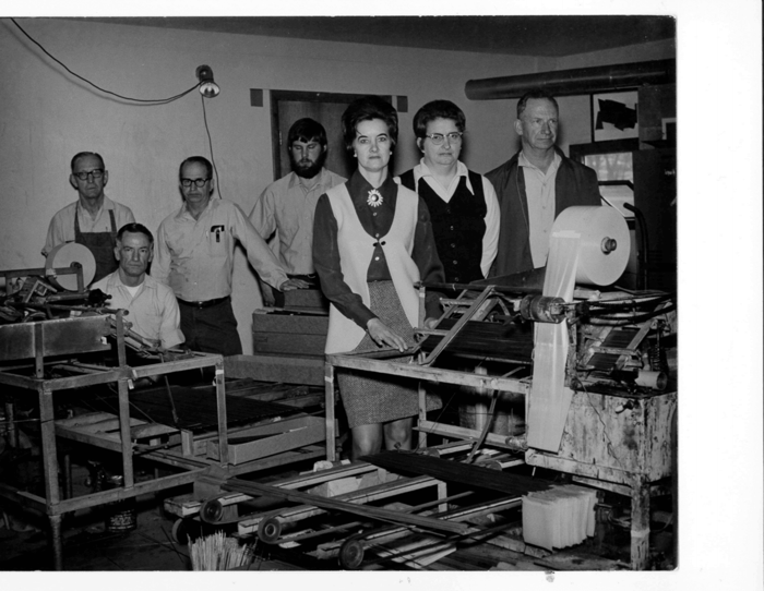 original blackburn team with marking flag machine