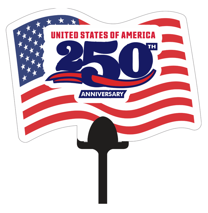 anniversary flag sign product