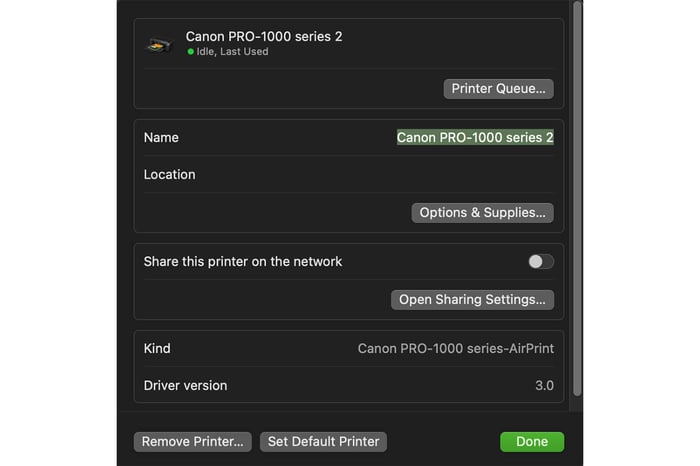 Canon Printers: Deleting Apple AirPrint Driver - Mac OS Ventura/Sonoma/Sequoia