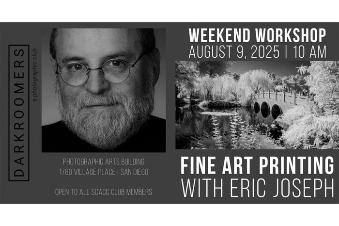 Darkroomers Weekend Workshop - San Diego - August 9th, 2025