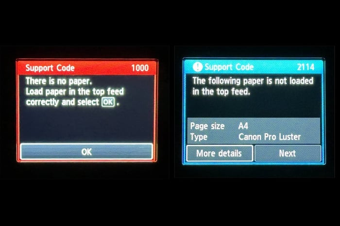 Canon Paper Feed Errors Imageprograf Pro Series Desktop Printers