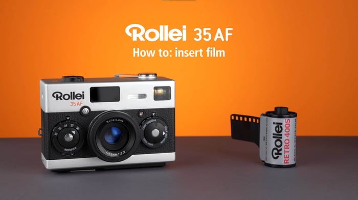 How to load film in the Rollei 35AF