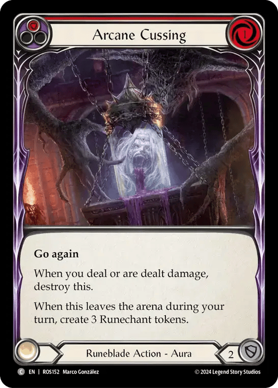 Arcane Cussing (red)