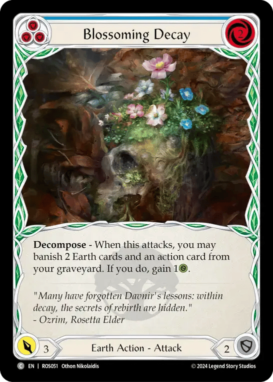 Blossoming Decay (blue)
