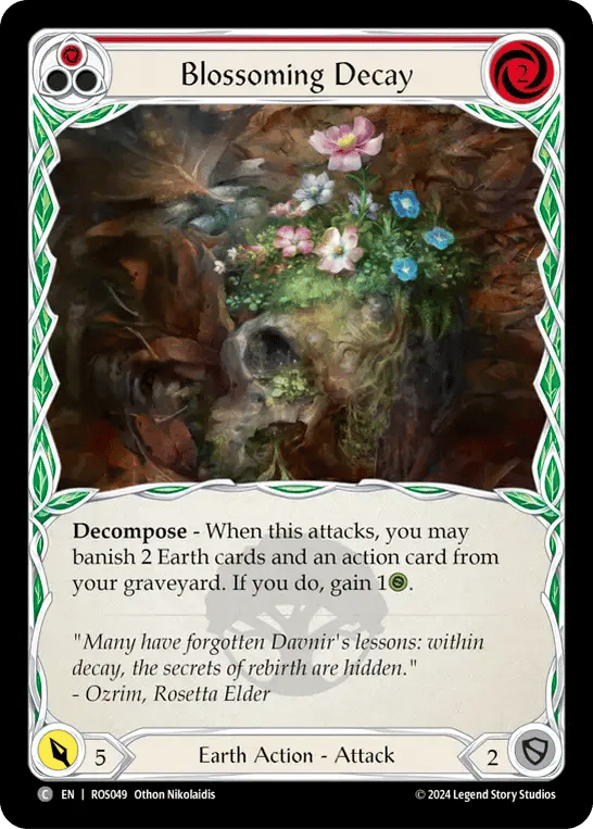 Blossoming Decay (red)