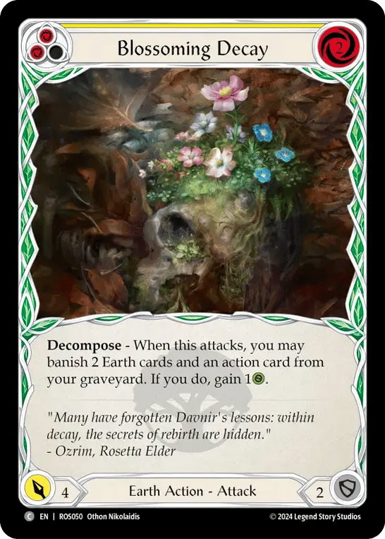 Blossoming Decay (yellow)