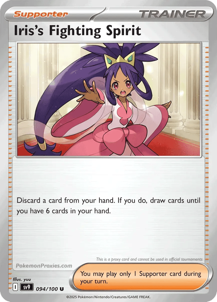 Iris’s Fighting Spirit