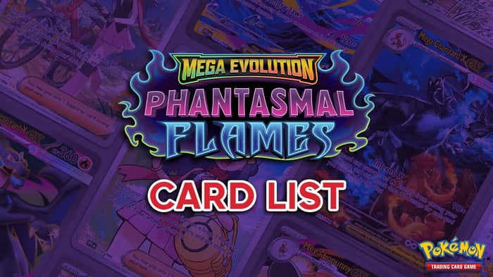 Phantasmal Flames Card List - Pokémon TCG