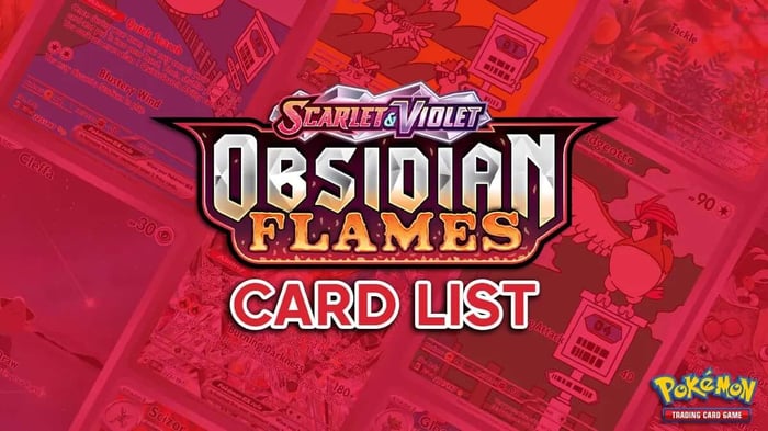 Obsidian Flames Card List - Pokémon TCG