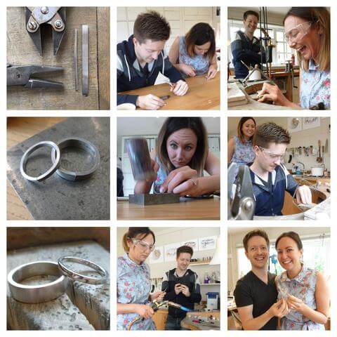Richard and Katie make their own wedding rings