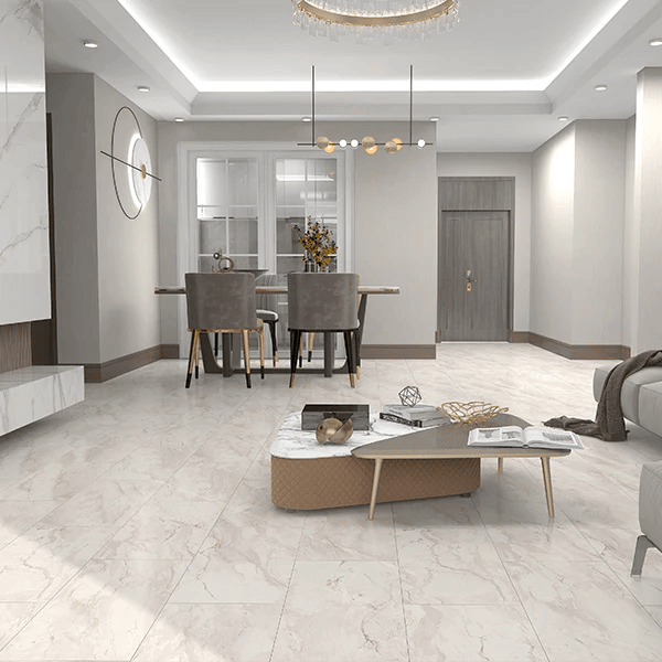 Luxury vinyl flooring vs hybrid resilient flooring from Proximity Mills