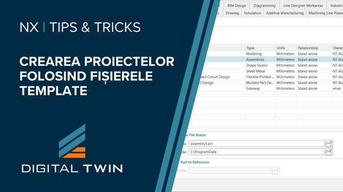 Crearea proiectelor folosind fișierele template | Tips & Tricks