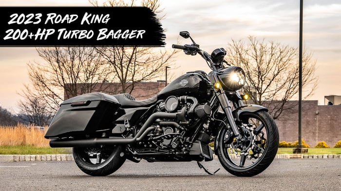 2023 Harley Road King from Stock to 200+HP Trask Turbo