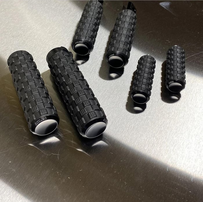 New from Arlen Ness: Airtrax Footpegs/Grips Plus New Anodized Colors