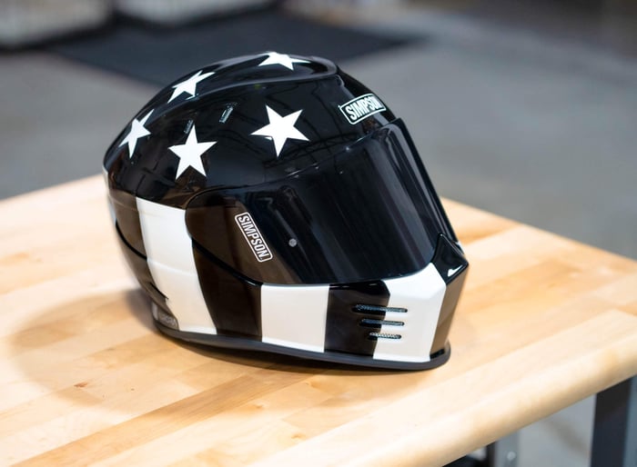 Limited Edition Simpson Ghost Bandit Aurora Helmet
